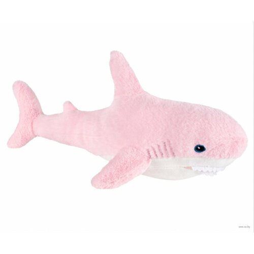Мягкая игрушка акула / акула большая подушка / икеа акула 100см розовая