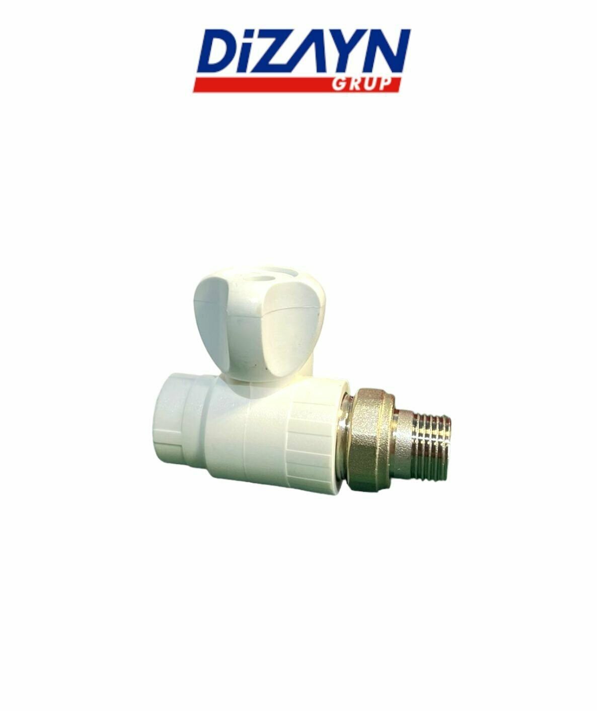 ППР Кран шаровой со сгоном DIZAYN 20 мм х 1/2" НР
