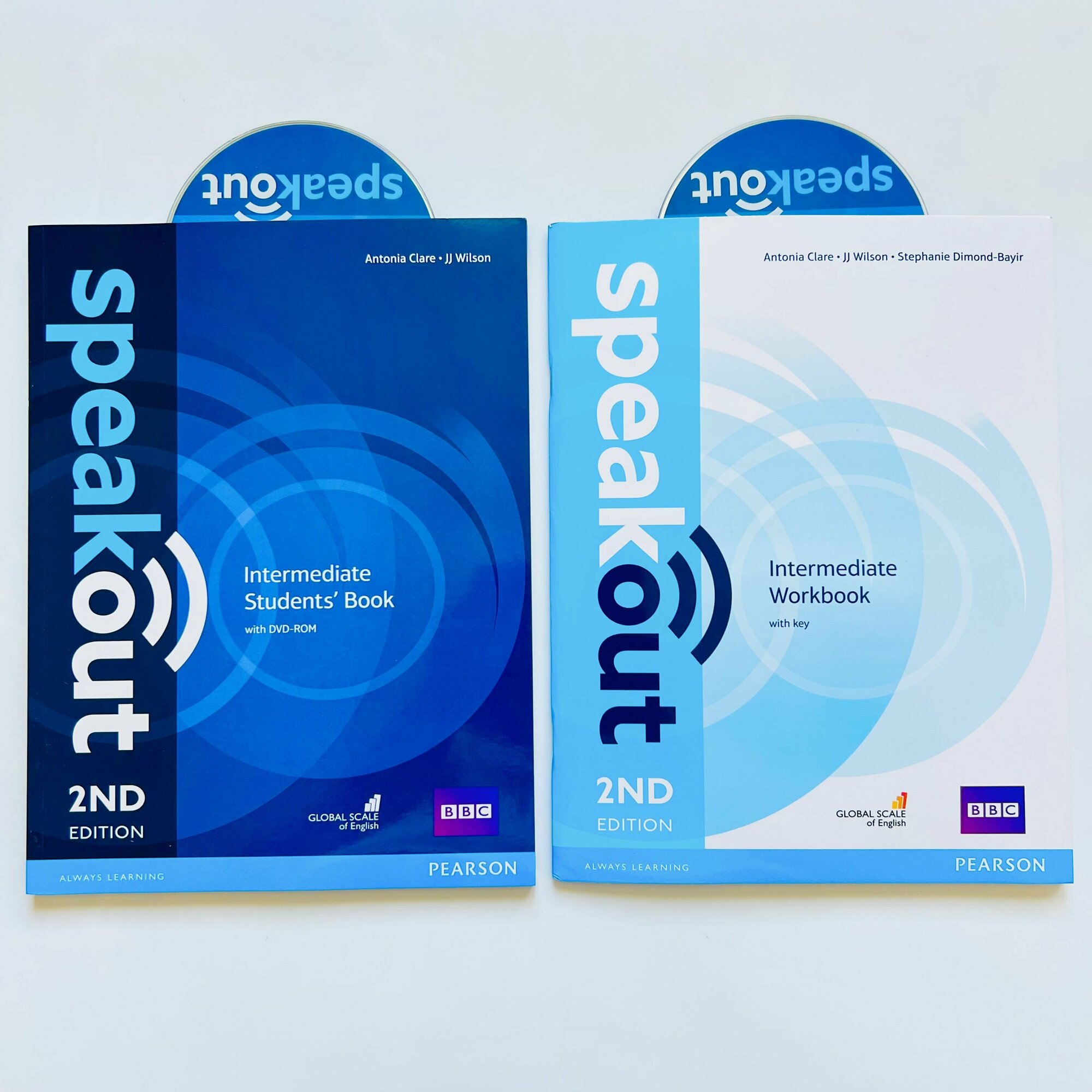 Speakout Intermediate полный комплект: Student's Book + Workbook + CD/DVD (2nd edition)