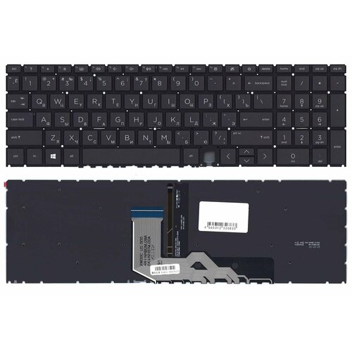 Клавиатура для ноутбука HP Envy 15-ED 17-CG черная с подсветкой клавиатура для ноутбука hp envy 15 ed 17 cg черная с подсветкой