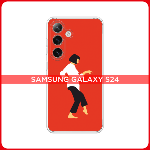 Силиконовый чехол на Samsung Galaxy S24 / Самсунг S24 Криминальное чтиво 1