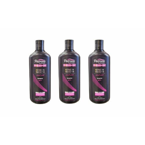 Petrova Профессиональный шампунь ADVANCED HAIR CARE-KERATIN SMOOTH, Кератиновая гладкость, 400 мл, 3 шт petrova профессиональный шампунь advanced hair care keratin smooth кератиновая гладкость 400 мл 3 шт