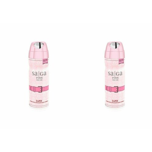 Emper, Дезодорант Saga Pink, 200 мл, 2 шт