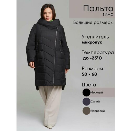 Пуховик Riches, размер 64, черный