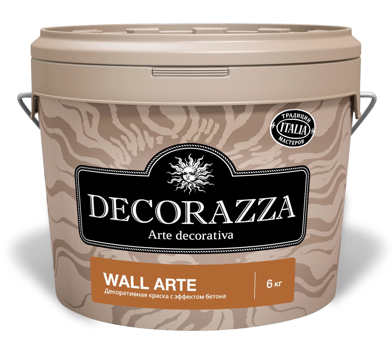 Декоративная штукатурка Decorazza Wall Arte (с эффектом гладкого бетона) 6 кг