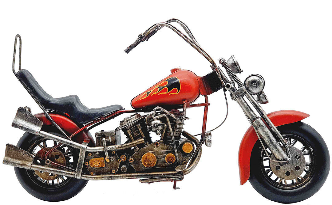 Модель мотоцикла HARLEY DAVIDSON 46х13х24 см металл