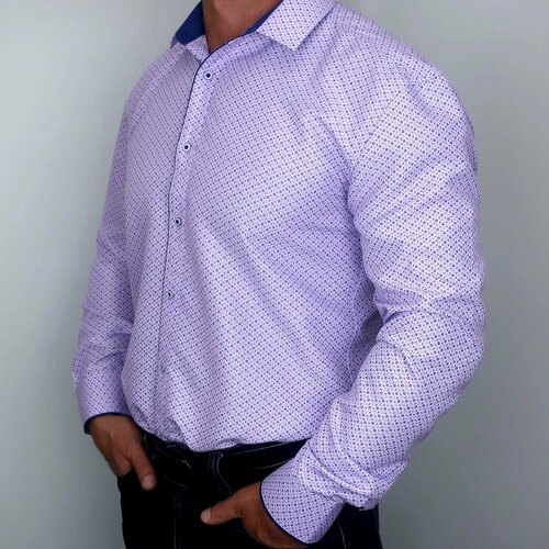 фото Рубашка dino sessun, размер l, фиолетовый