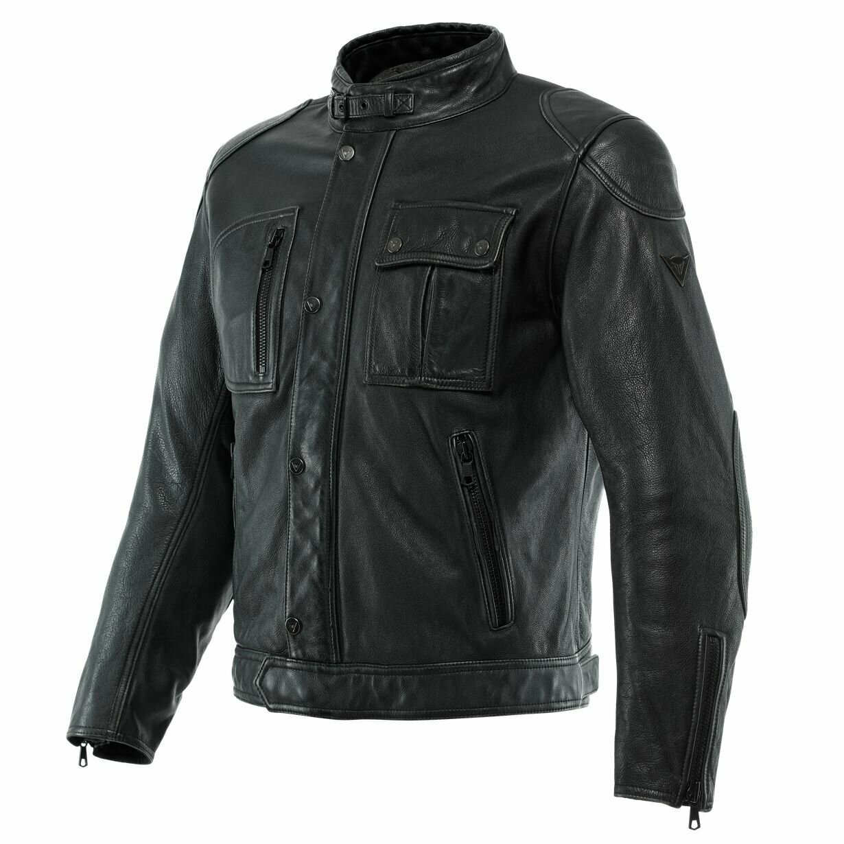 Мотокуртка мужская кожаная Dainese ATLAS LEATHER JACKET Black, (р.54)