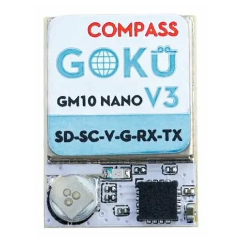 GPS модуль Flywoo GOKU GM10 Nano V3 с компасом ультракомпактный двухполосный модуль quectel lc79d поддерживает полосы l1 и l5 для gps galileo glonass beidou irnss qzss lna пильный фильтр