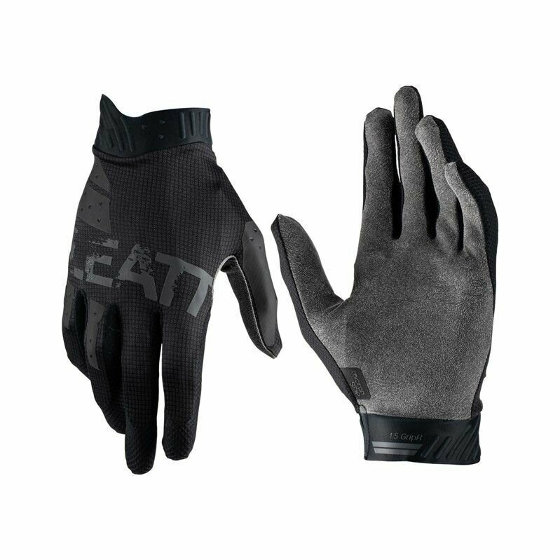 Мотоперчатки подростковые Leatt Moto 1.5 Jr Glove черные, размер S
