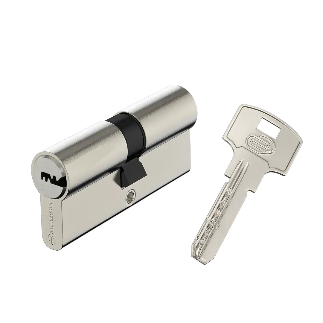 Цилиндр Standers TTAL1-3535CR 35x35 мм ключ/ключ цвет хром