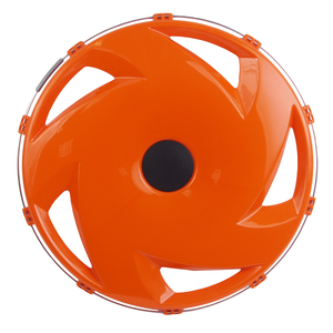 Колпак колеса R-22.5 заднего пластик (оранжевый) (вентилятор) ТТ