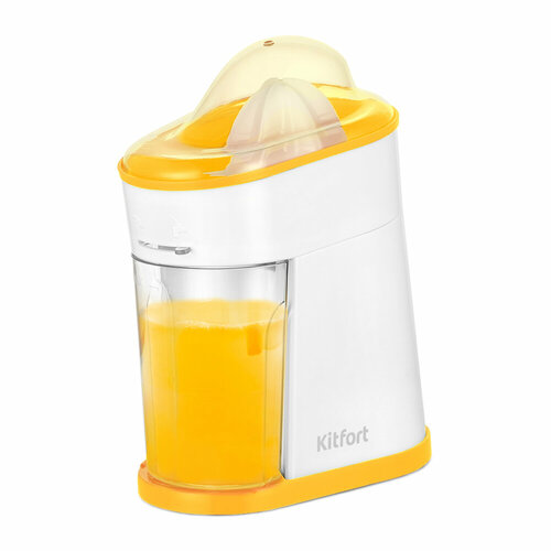 Соковыжималка для цитрусовых Kitfort КТ-1150-3 бело-желтый 1476₽