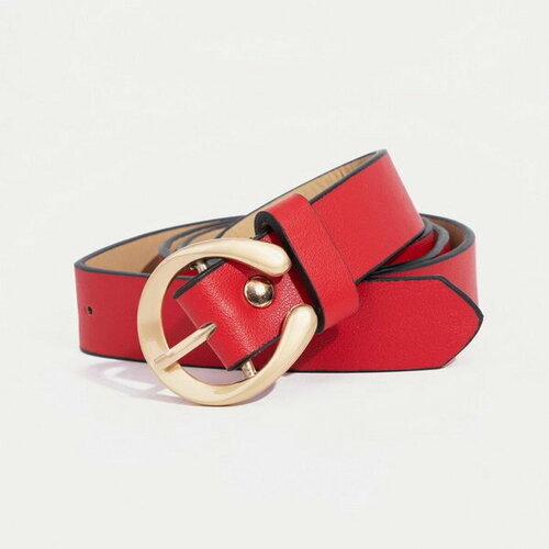 фото Ремень сима-ленд, размер 100, красный сима-лэнд