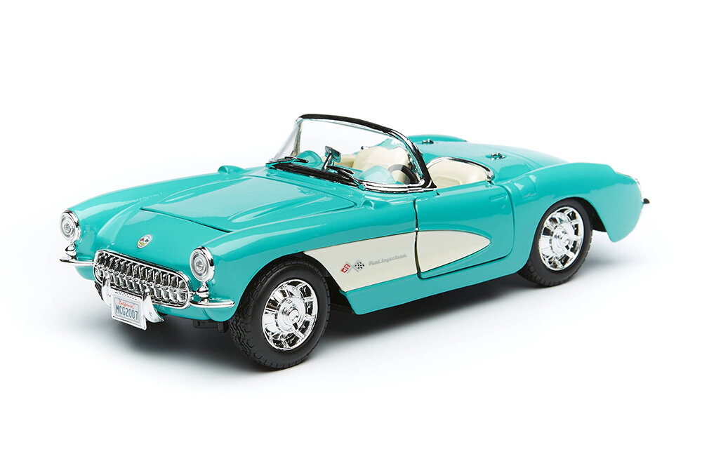 Chevrolet corvette turquoise 1957 / шевроле корвет зеленый