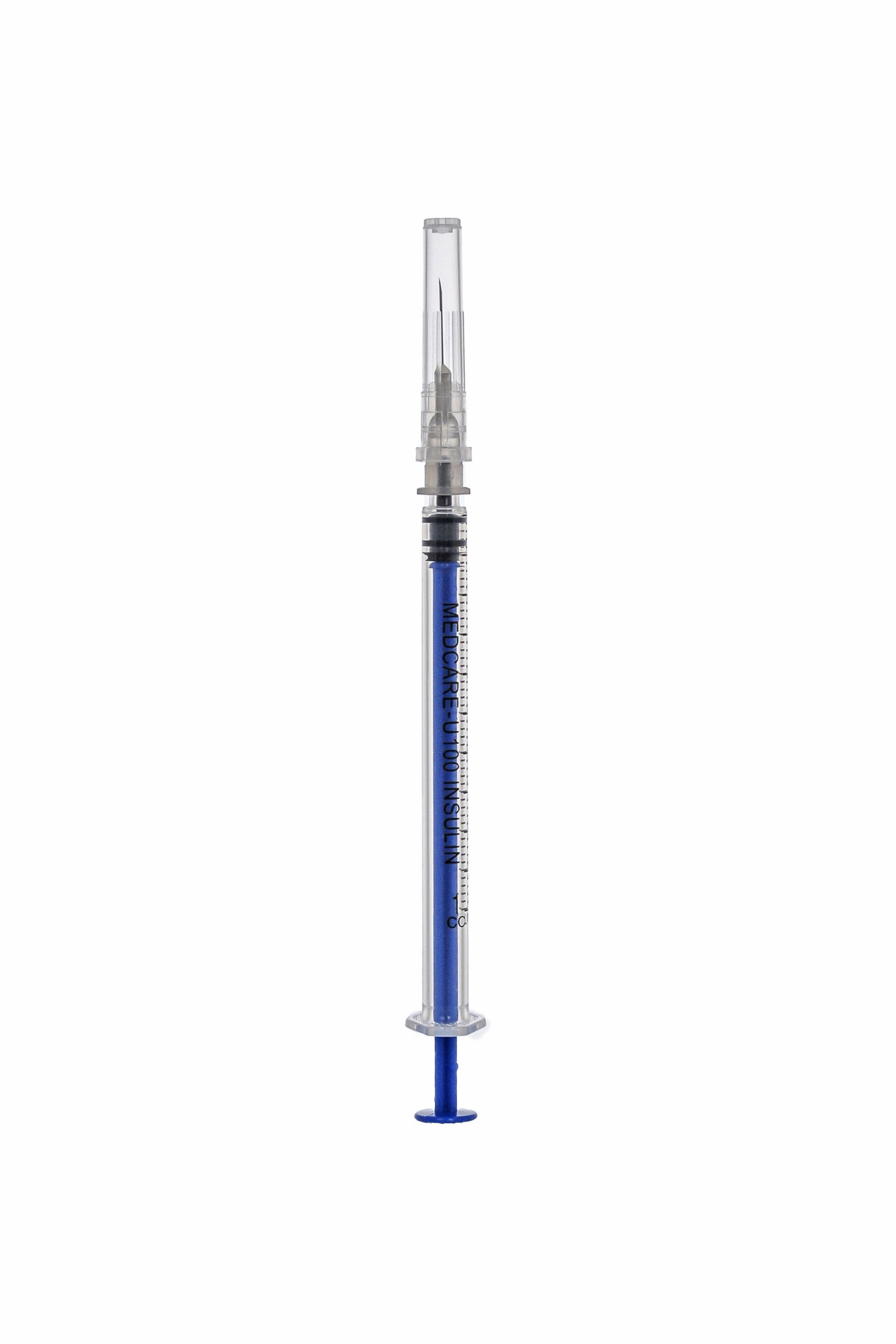 Шприц инсулиновый 1 мл 100 шт/уп. U-100 размер 27G (игла 0,4 х 12 мм)