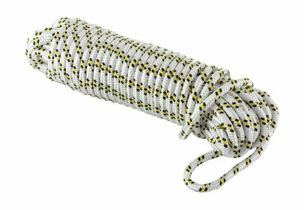 Шнур полипропиленовый плетеный d 6 мм, L 30 м