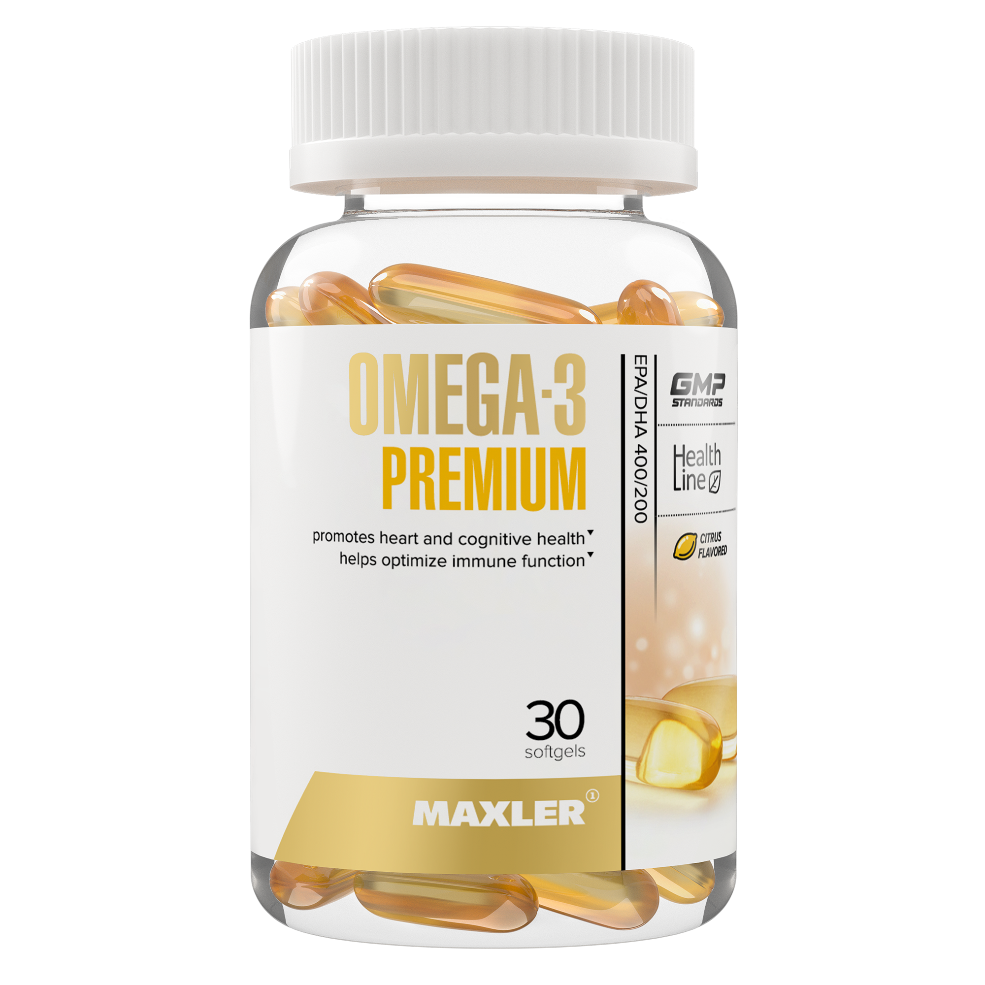 Омега-3 Премиум Maxler Omega-3 Premium 30 шт (USA)