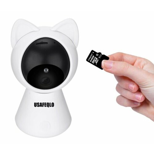 Камера IP сетевая Wi-Fi беспроводная PTZ поворотная IP камера кошка няня 2 мегапикселя микрофон динамик флеш карта SD 505400₽