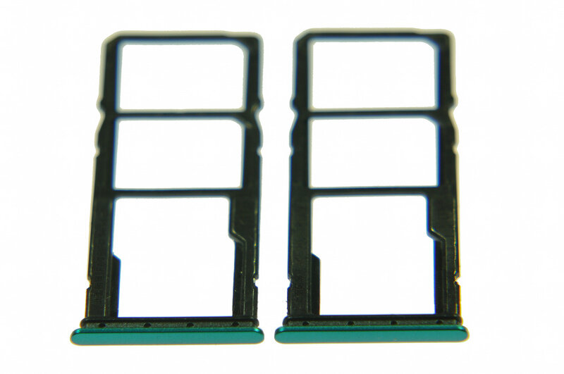 Держатель сим/карты памяти (Sim/Flash card holder) для Xiaomi Redmi 9A/Redmi 9С green