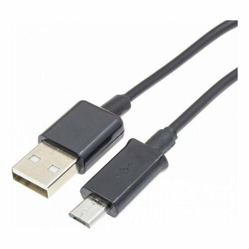 Дата-кабель USB-MicroUSB (длинный коннектор) 1 м, черный дата кабель usb microusb 1 м черный