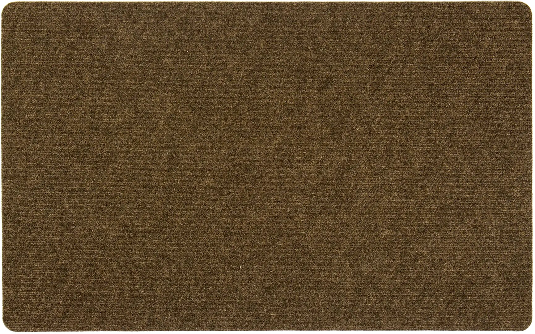 Коврик Флорт «Офис» 49x80 см полипропилен цвет тёмно-коричневый