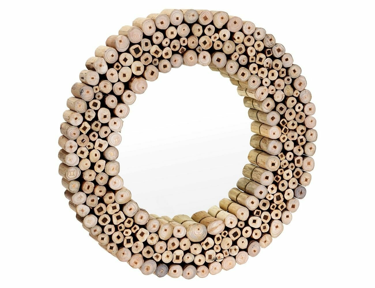 фото Настенное панно - зеркало тектония ронд, 50 см, Koopman International J11300860