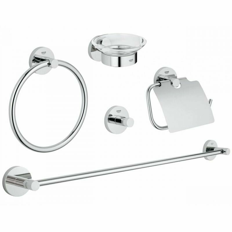 Аксессуар для ванной Grohe 40344001 Essentials набор 5пр.