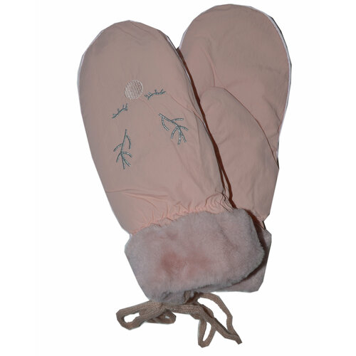 Варежки Tsarevich, размер 8+ лет, пыльная роза варежки huppa для девочек демисезонные подкладка непромокаемые размер 3 розовый