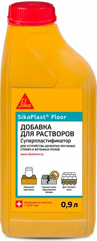 Суперпластификатор стяжки Sika SikaPlast Floor, 1 л