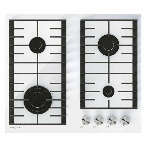 Встраиваемая независимая газовая поверхность Krona HAGEL 60 WH W 2579000₽