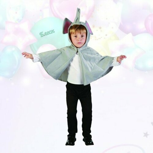 фото Костюм слонёнка для мальчика детский 80 - 116 см карнавал