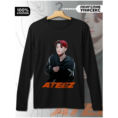 фото Лонгслив hypnotica, размер l, черный