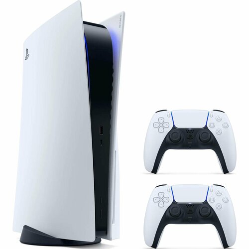 фото Игровая приставка sony playstation 5 slim, с дисководом 1000 гб ssd, без игр, белый