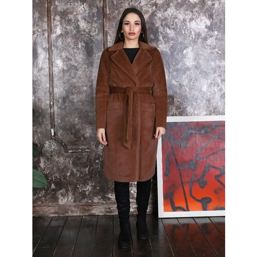 фото Пальто louren wilton, размер 50, коричневый