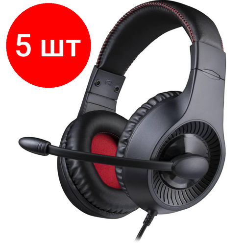Комплект 5 штук Гарнитура Redragon Pelias 35 черные 71187 777600₽