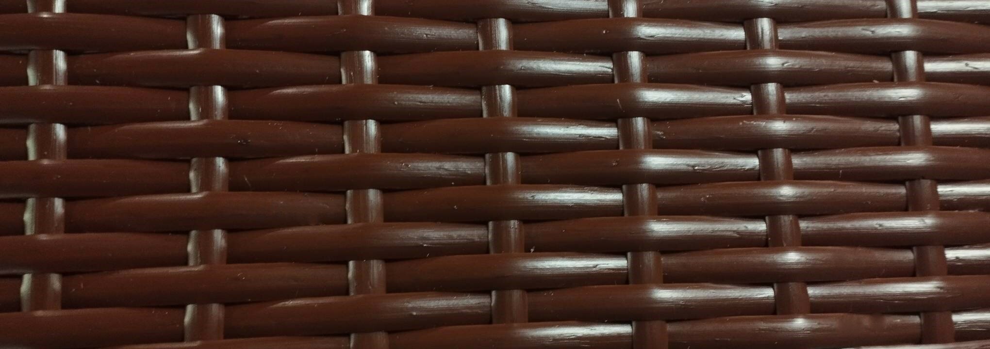 Ротанг искусственный 4,7кг кг полумесяц 8мм, коричневый - фотография № 1