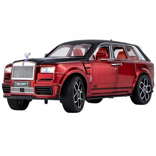 Модель металлическая Rolls Roys Cullinan Mansory мультифункциональная 1:24 (B2408) (Цвет: Красный)