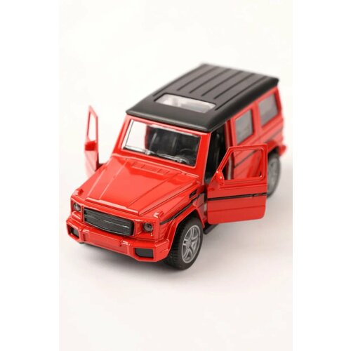 Металлическая машинка Mercedes G-Class, Mercedes-Benz , Мерседес гелентваген красный 1:32