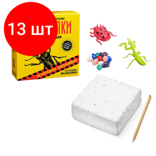 Комплект 13 шт, Набор для проведения раскопок Бумбарам 