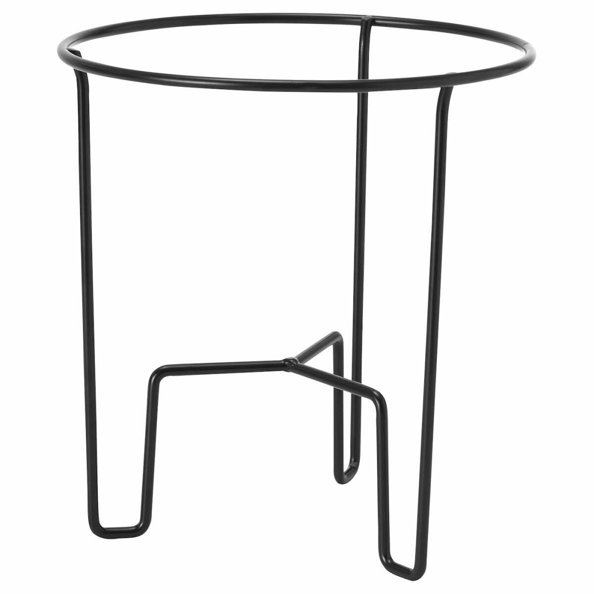 фото Пьедестал для цветов IKEA SVARTPEPPAR свартпеппар, для дома, улицы черный 21 см