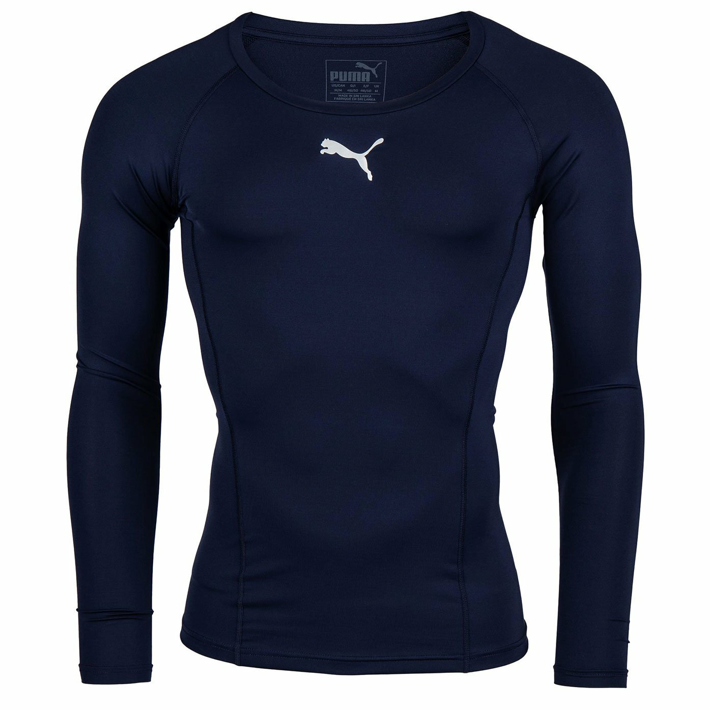 Термолонгслив PUMA Liga Baselayer, размер M, темно-синий