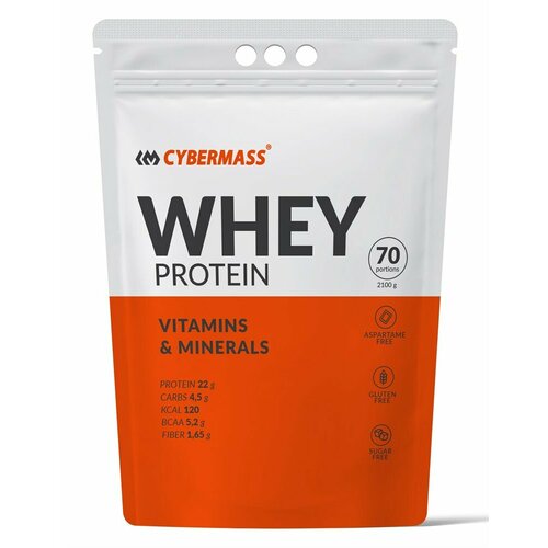 Протеин CYBERMASS Whey Protein, 2100 гр, мороженое 1win протеин whey protein белковый коктейль для похудения без сахара банан дыня 900 г