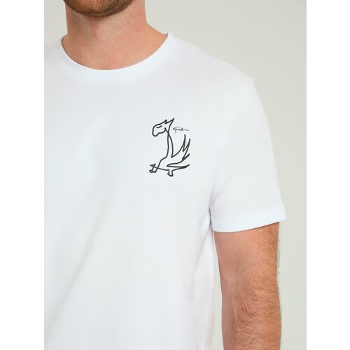 фото Футболка демидовская мануфактура, размер l, белый