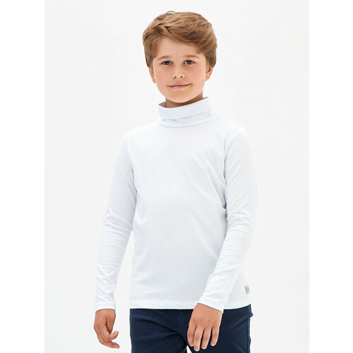 Водолазка Kogankids, размер 110 / 5 лет, белый футболка kogankids размер 110 5 лет белый