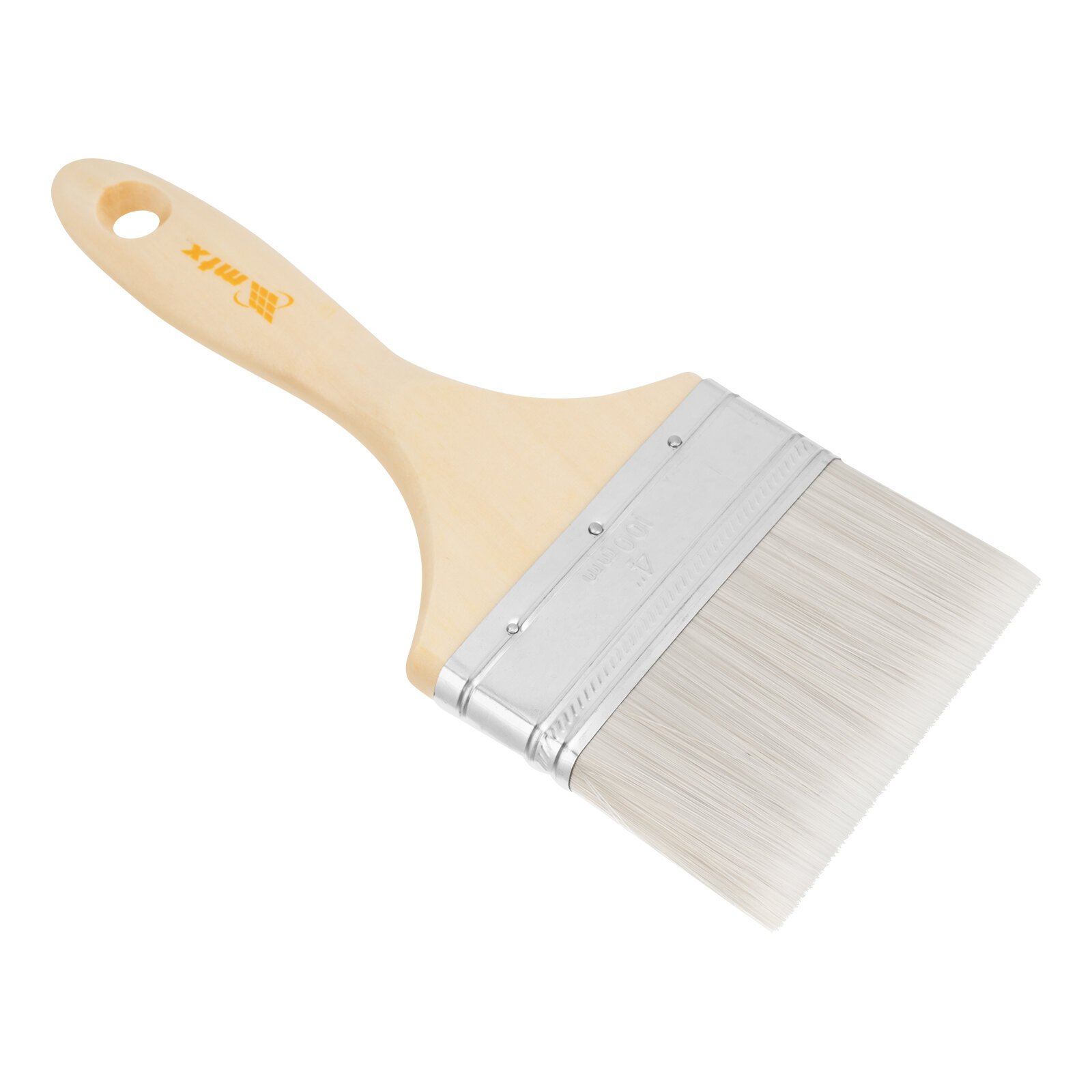 фото Кисть плоская для лаков MTX "Евро" 4", искусственная щетина, деревянная ручка 83090