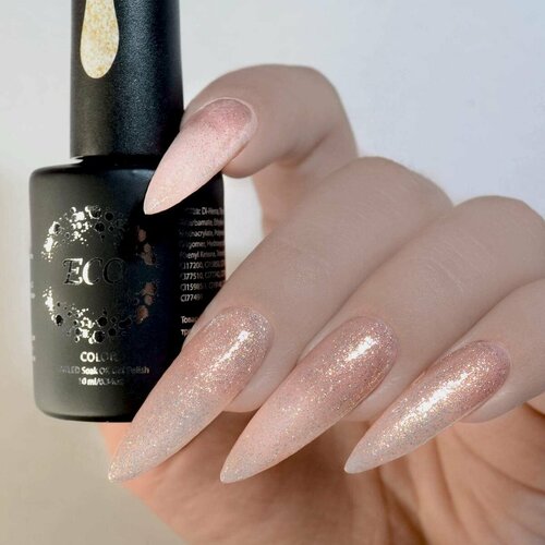 Гель-лак для ногтей ТМ ECO Авантюрин №162, 10 мл