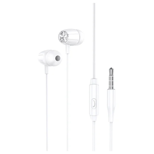 Гарнитура HOCO M88 Graceful 35мм внутриканальная 12м белый 510₽