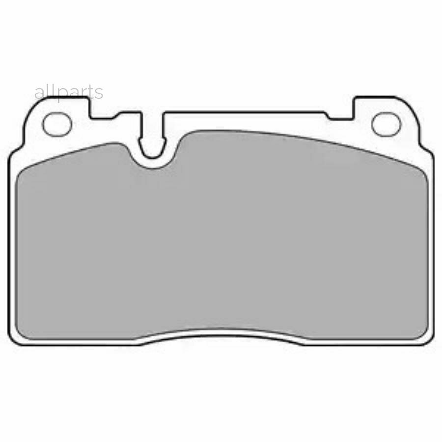DELPHI LP2491 Колодки торм. пер.