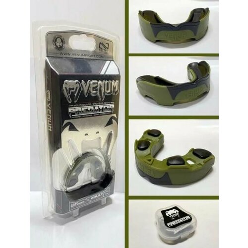 Капа боксерская Venum Predator Khaki/Black (Взрослый размер)